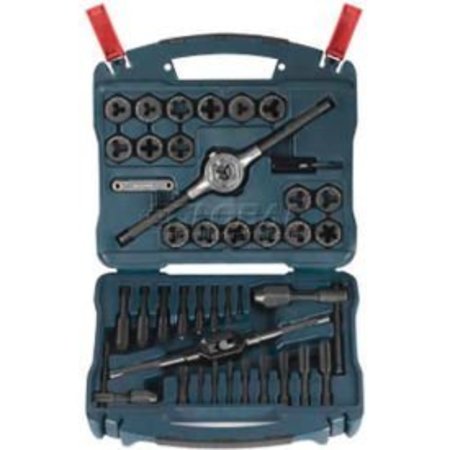 Bosch BOSCH® Tap & Die Set, B44718, Black Oxide, 40-Piece BTD40MS